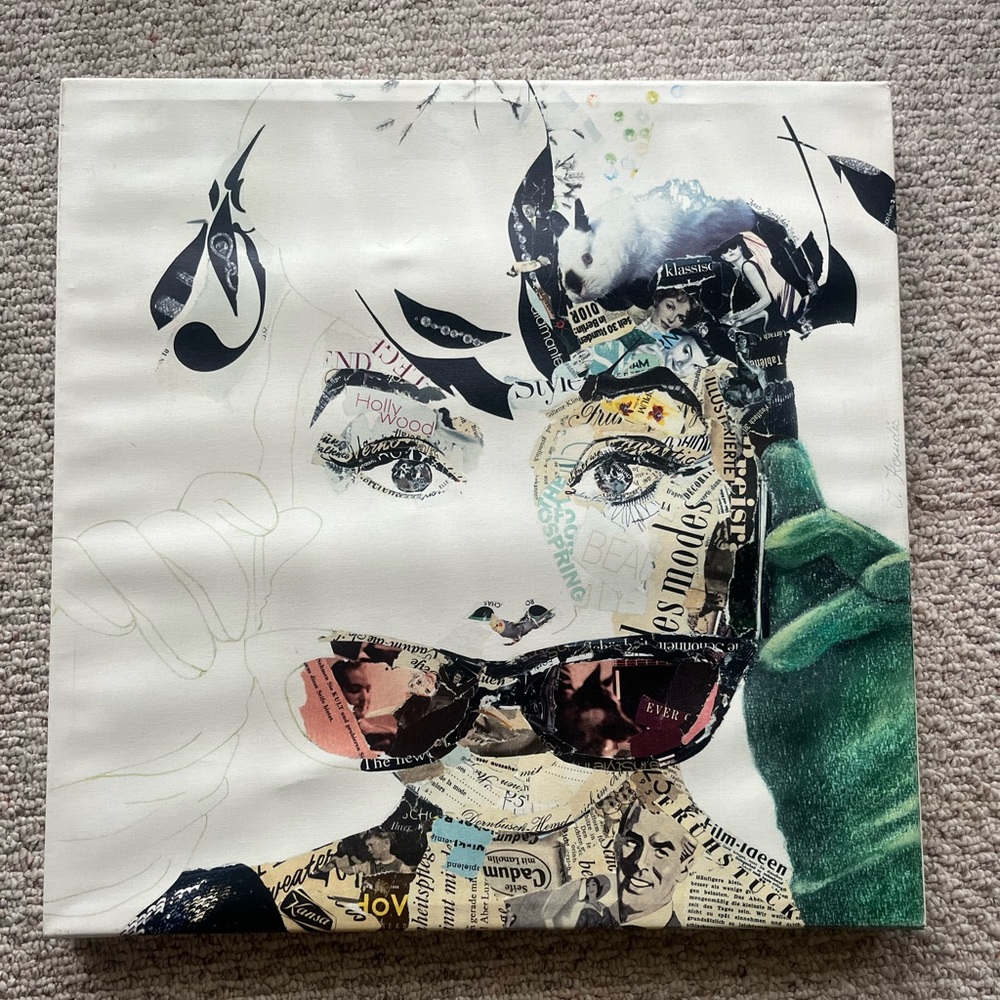 Audrey Hepburn painting